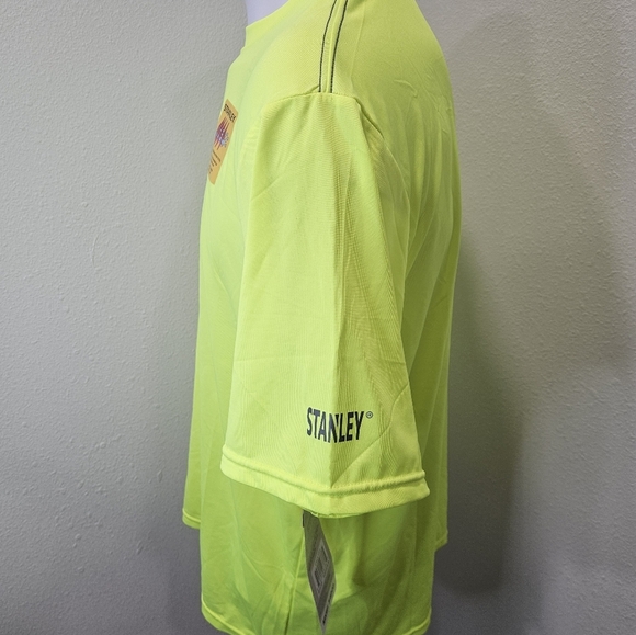 Stanley hi-vis moisture wick tee men's large - Picture 4 of 7